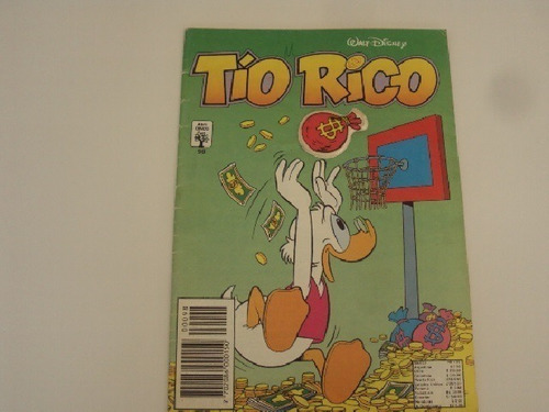  Historieta Tio Rico # 98  Disney - Abril Cinco  Año 1993