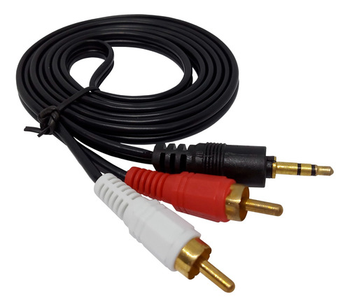 Cable Audio Plus 3.5mm Plug A Rca 1.5m 2 A 1