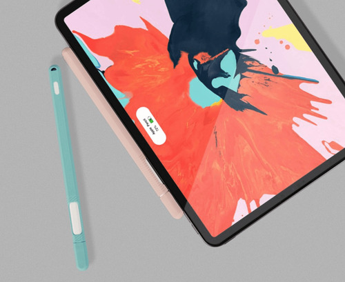 Protector Silicona Para Apple Pencil 2 Negro