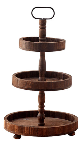 Soporte De Madera Para Cupcakes, Soporte De Exhibición Para