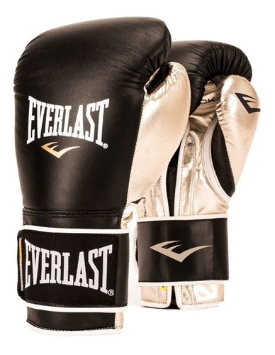 Guantes Boxeo Everlast Powerlock + Funda Box Kick - Olivos