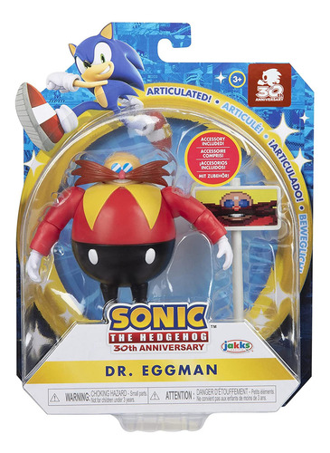Figura De Acción Sonic The Hedgehog Classic Eggman 10 Cm