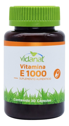 Vitamina E 1000 Vidanat 30 Capsulas Envio Full