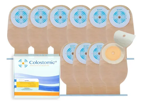 comprar Bolsa Colostomia Recortable 15-64mm Adulto 10 Pzas Drenable