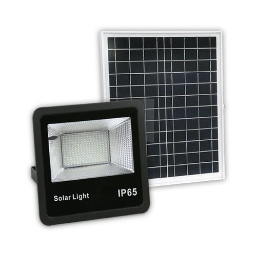 Reflector Led De 50w Con Panel Solar 4000 Lumens