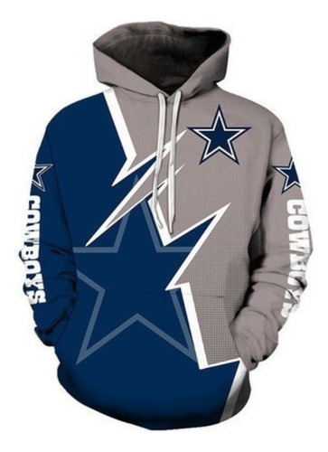 Sudadera Con Capucha Nfl Dallas Cowboys Moda Sudadera Envío