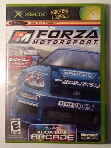 Forza Motorsport  Para Xbox Clasico Original Sin Manual