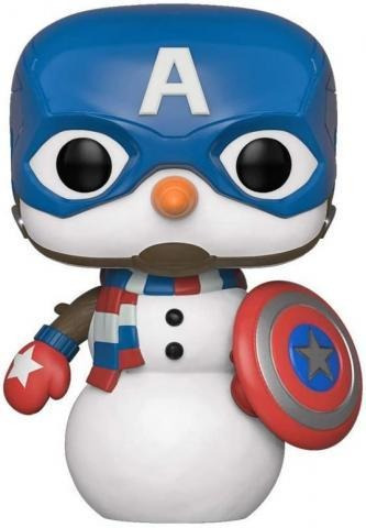 Funko Pop Marvel Holiday Captain America Snowman
