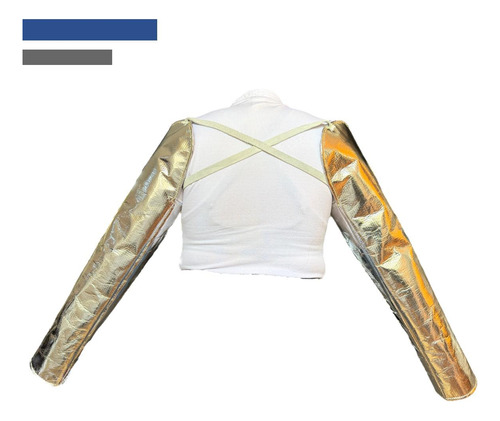Manga De Kevlar Aluminizado Un Par Para Altas Temperaturas