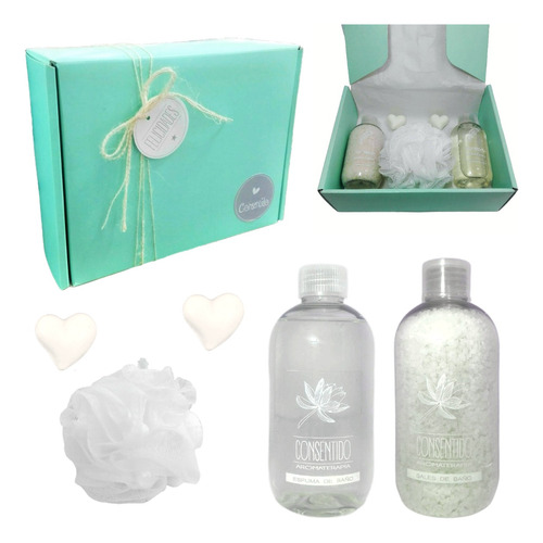 Set Kit Caja Regalo Navidad Box Aroma Jazmin Zen Relax N24