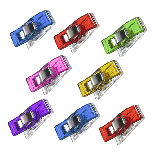 20 Mini Prendedor Clips Prender Plásticos Pequenos Colorido