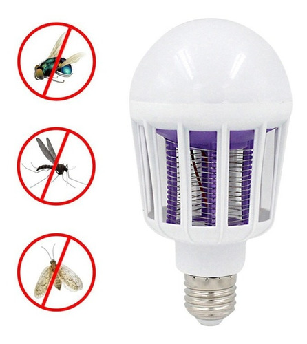 Foco Led Repelente Anti Mosquitos Mata Zancudos Bombillas