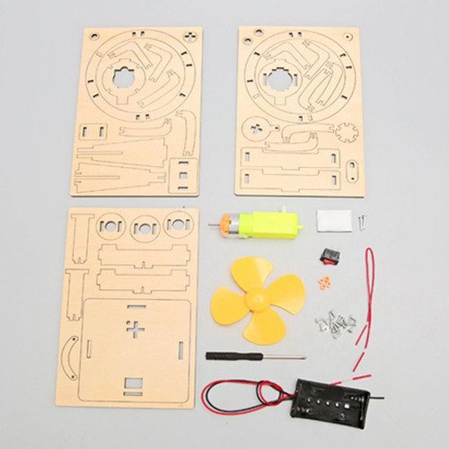 Diy Ventilador Pequeño De Madera Niños Ciencia Experimento