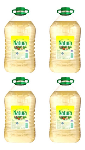 Aceite Natura Caja 4 Unidades Bidón 5 Lts