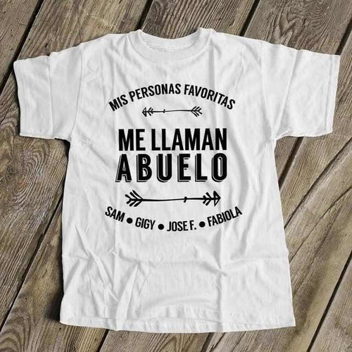 Playera Para El Día Del Abuelo, Talla Y Diseño A Elegir