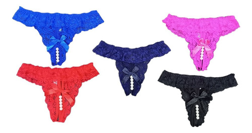Docena De Hilo De Encaje Sexy Con Perlas Decorativas