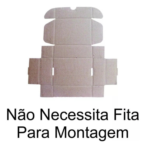 Imagem 3 de 4 de Caixa Papelão Correio Sedex Pac 18x14x5 Montável C/100