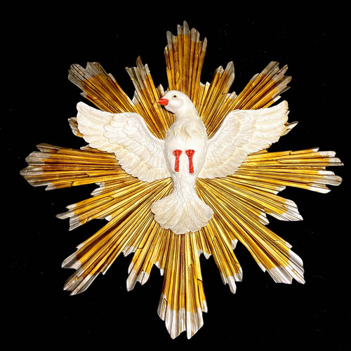 Imagen 1 de 3 de Espíritu Santo Con Resplandor 37 X 37cm