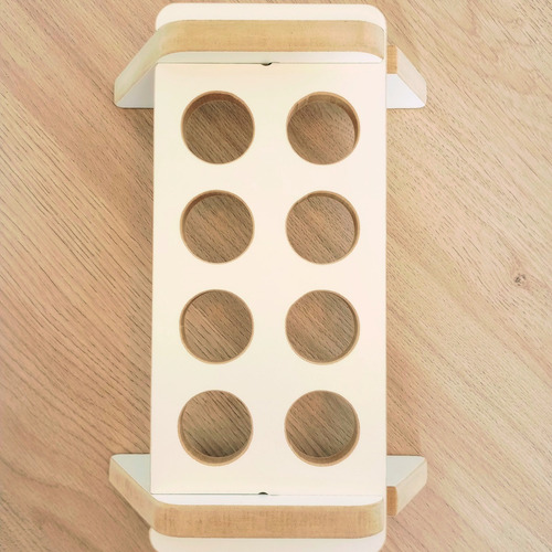 Imagen 6 de 9 de Huevera De Madera X 2 ¡combo! -diseñamos Y Fabricamos