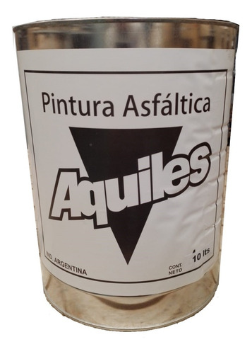 Pintura Asfáltica Secado Rápido Aquiles 1lt