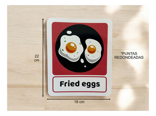 Tarjetas De Aprendizaje De Inglés Flash Cards Restaurant