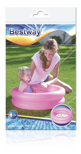 Imagen 3 de 5 de Pileta Inflable 2 Aros Translucida 61x51cm Bestway 51061 Ful