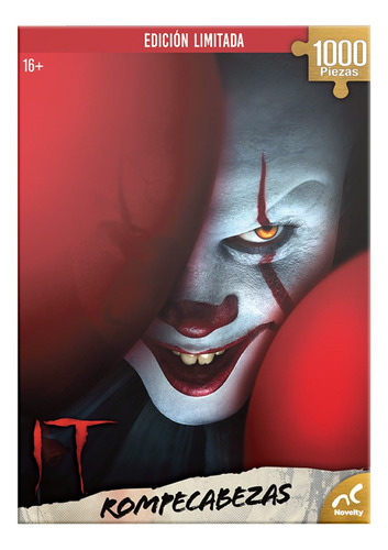 Rompecabezas Eso It Payaso Terror Stephen K 1000 Pz Novelty