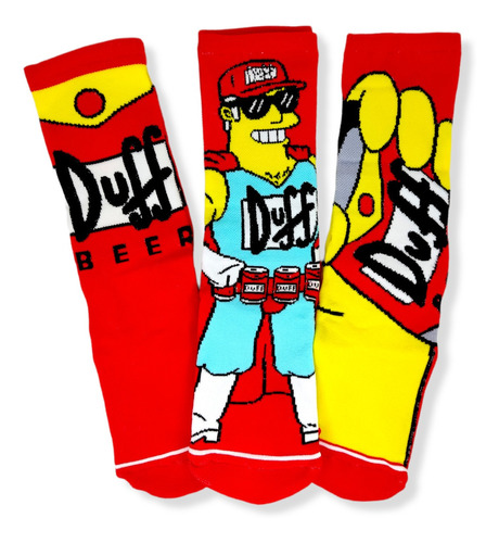 Calcetas Simpsons: Barry Duffman, Cerveza Duff