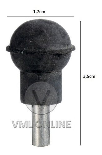Valvula Valvulita Tipo Perita Con Goma Pack X10 Unid