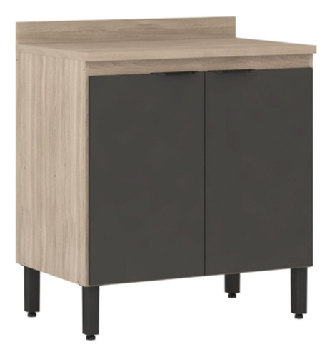 Mueble Multiuso Cocina 2 Puertas Estante Y Patas 100% Mdp