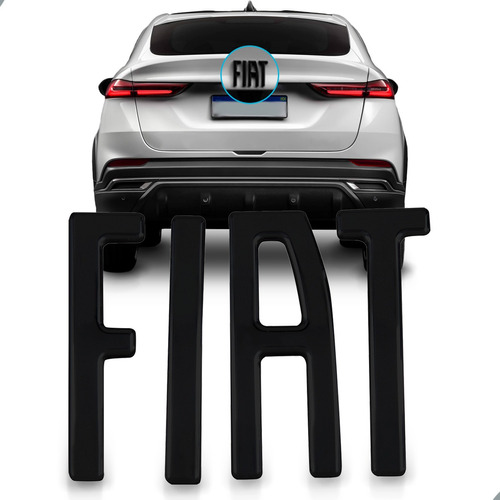 Logo Porta Malas Compatível Com Fiat Fastback 2022 2023