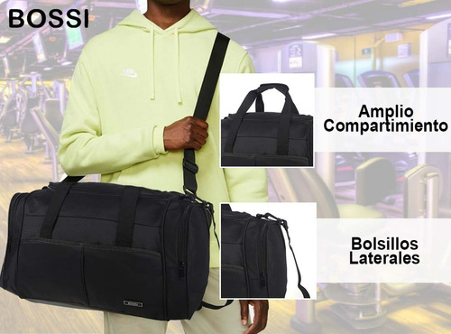 Imagen 7 de 10 de Bolso Gimnasio Grande Deportivo Viaje Urbano Reforzado Tira De Hombro Color La Mejor Calidad! Diseño By Tsr