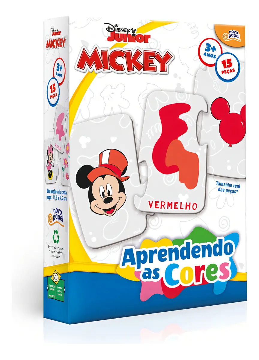 Jogo Educativo Mickey Aprendendo As Cores - Toyster 8071