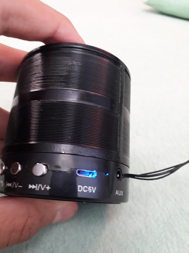 Mini Caixa Caixinha Som Portátil Bluetooth Mp3 Fm Sd Usb Hi