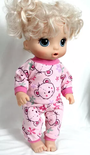 Roupa P/ Boneca Baby Alive Kit 7 Pçs Coleção Nova Neia Azedo