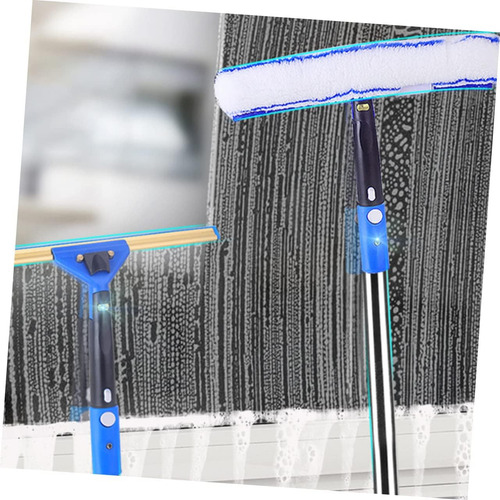 Limpiador De Ventanas Extensible Con Raspador De Abs