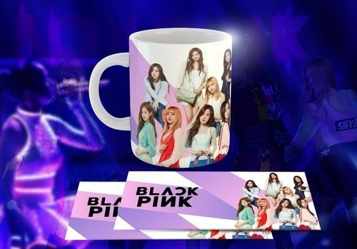 Kit 27 Plantillas Sublimación Tazas - Black Pink / K-pop