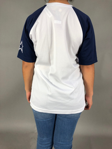 Playera Nfl De Color Azul Talla Xl (Usado)