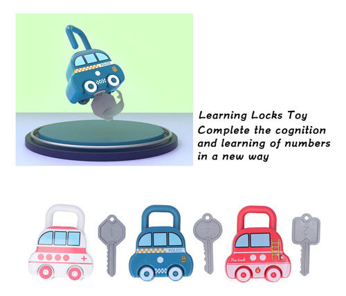 Candados De Aprendizaje Para Niños Con Forma De Coche Que Co
