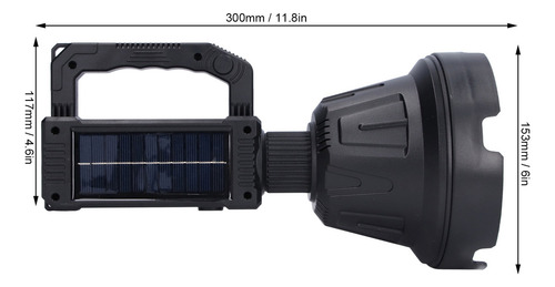 Mano De Impermeable Recargable Linterna Led 6