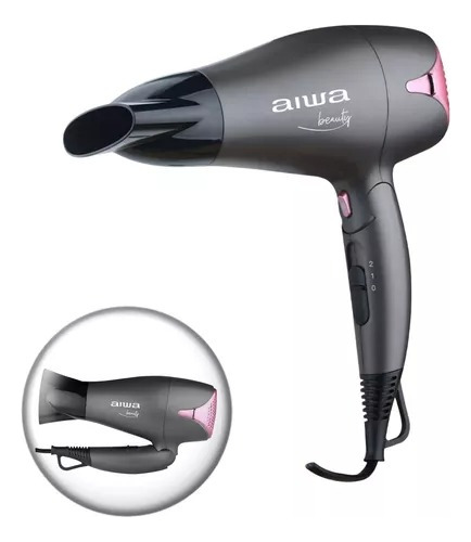 Secador De Pelo Aiwa Plegable Portátil 1800w Seca Sin Frizz