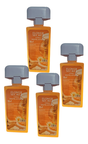 Pack 4 Cartuchos De Cera Roll On 100g C/u