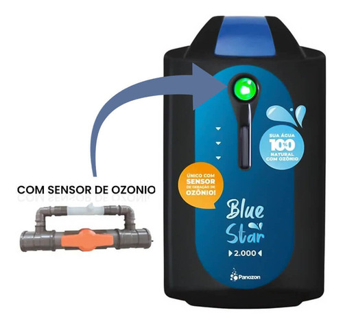 Tratamento Piscina Ozônio Blue Star 2000 - Até 50 Mil Litros 220V