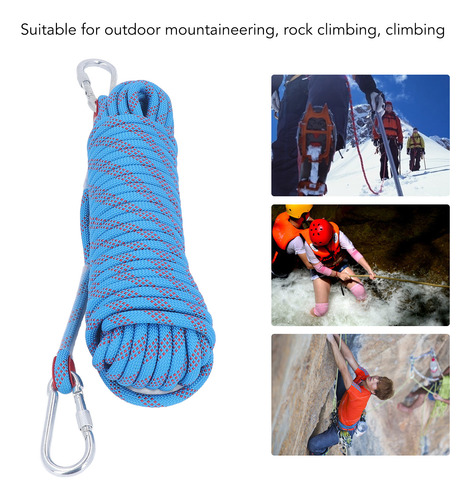 Cuerda Escalada Seguridad Resistente Al Alpinismo 10 Mm 20m