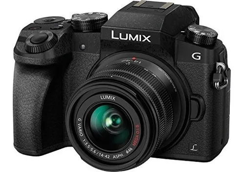 Panasonic Lumix G7 Black Cámara 4k Oled Wi-fi 16mp 14-42mm