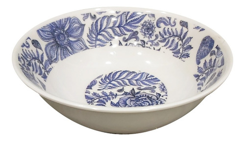 Bowl Ensaladera Melamina Vintage Azul 20 Cm - Sheshu Home