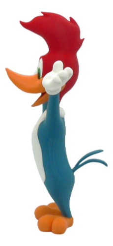 Pájaro Loco 3d Multicolor - Woody Woodpecker. Alto 20cm