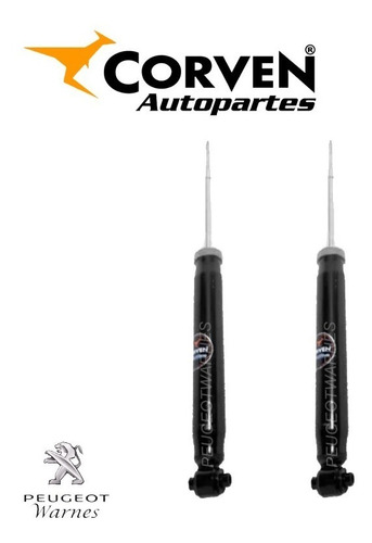 Kit 2 Amortiguadores Traseros Corven Peugeot 406 2.0 Hdi