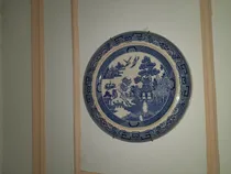 Comprar Plato Decorativo Sellado Willow Wedgwood, Etruria- (trizado)