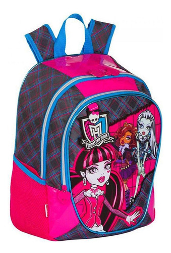 Mochila Escolar Infantil Monster High 14y01 Grande Sestini